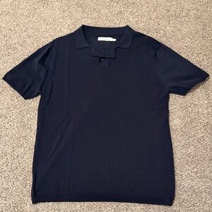 Mijeong Park Dark Blue Men's Polo Shirt